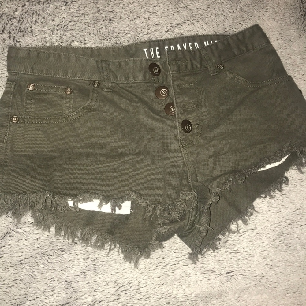 Army Green Shorts